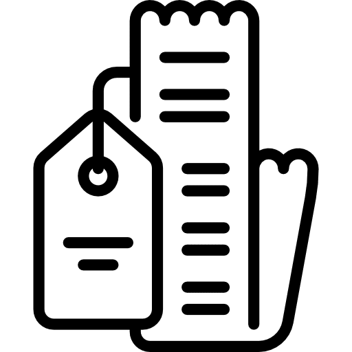 Invoice bill business and finance commerce icon