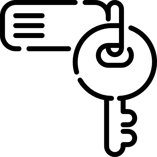 Key door key passkey access icon