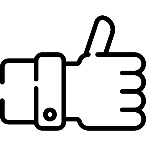 Like like thumb up hands icon