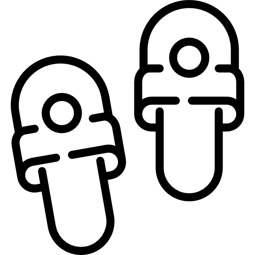 Slippers amenities slippers fashion icon