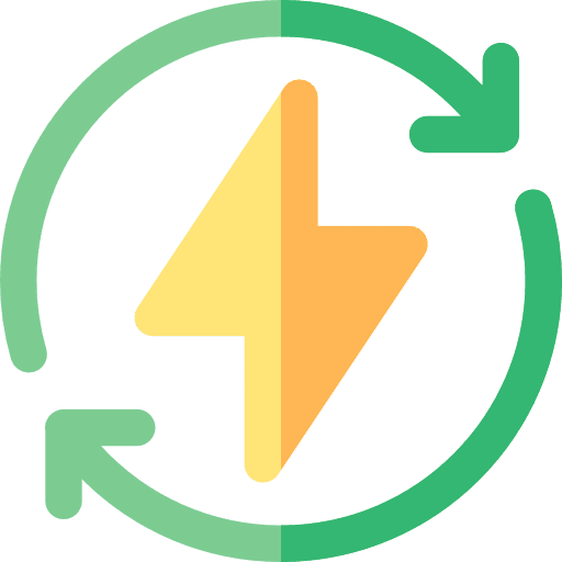 Bolt electrical weather bolt icon