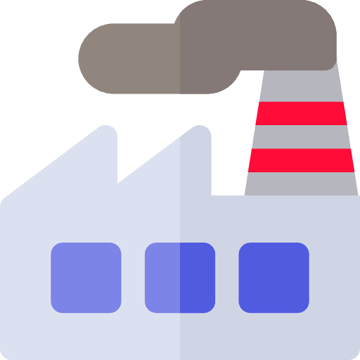 Factory factory company buildings icon