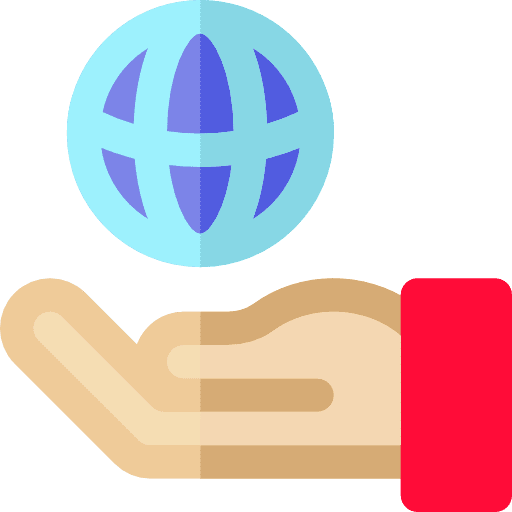 Earth earth grid seo and web signs icon