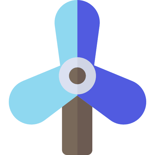 Windmill industry ecology and environment ecological icon