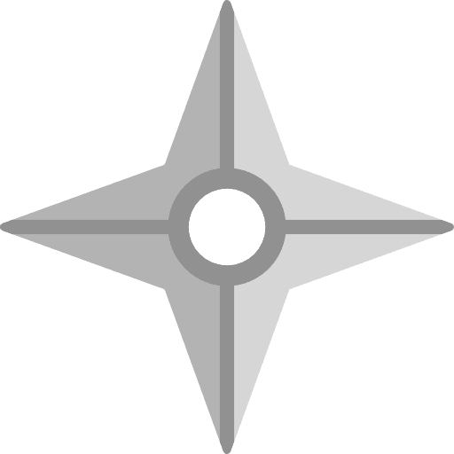 Shuriken blade assasin ninjas icon