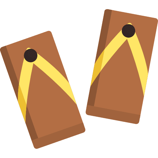 Geta shoes footwear flip flop icon