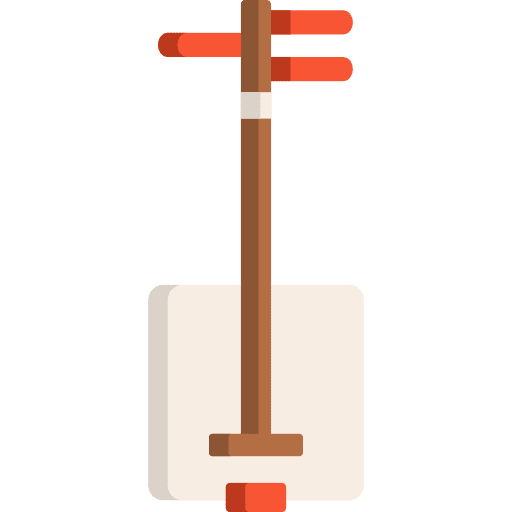 Shamisen asian orchestra traditional icon