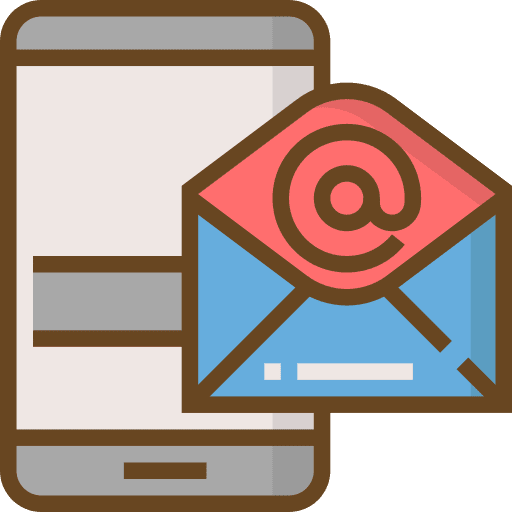 Mail iphone mail smartphone icon