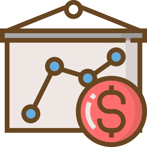 Statistics finances statistics marketing icon