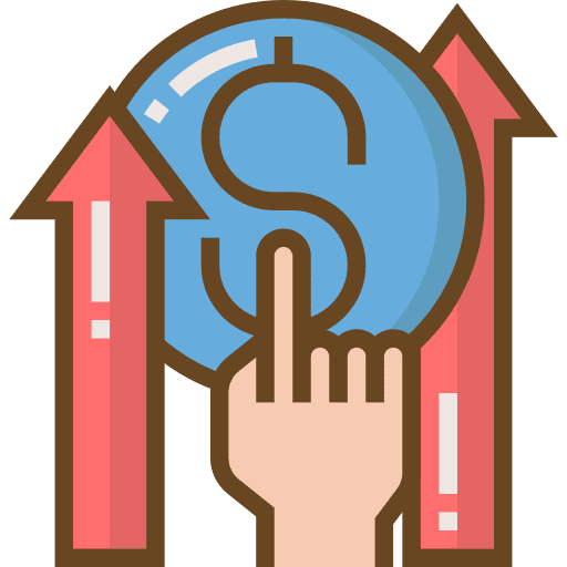 Dollar coin dollar money icon