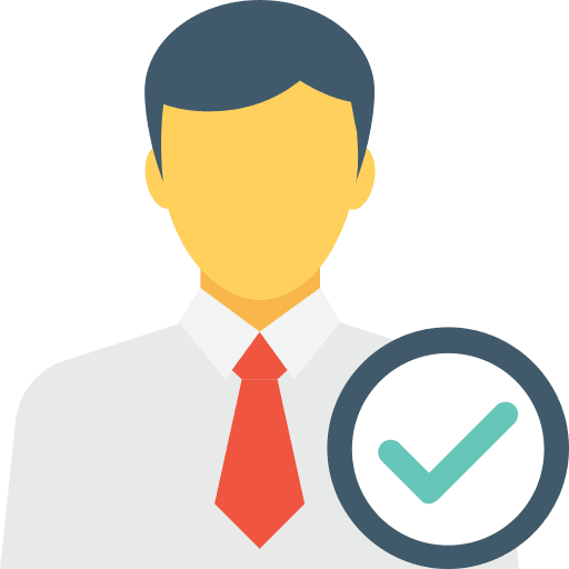 Businessman user profession avatar icon