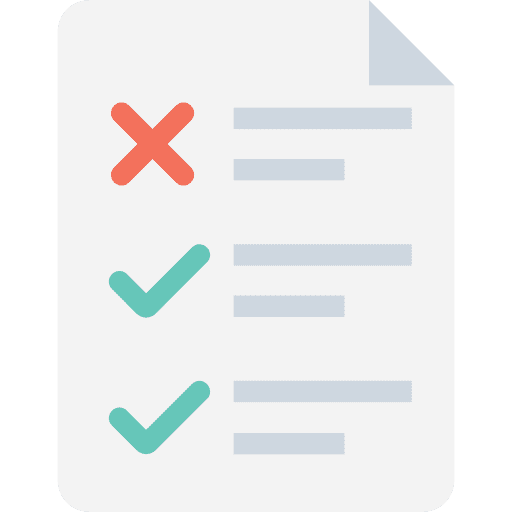 Contract diploma certificate degree icon