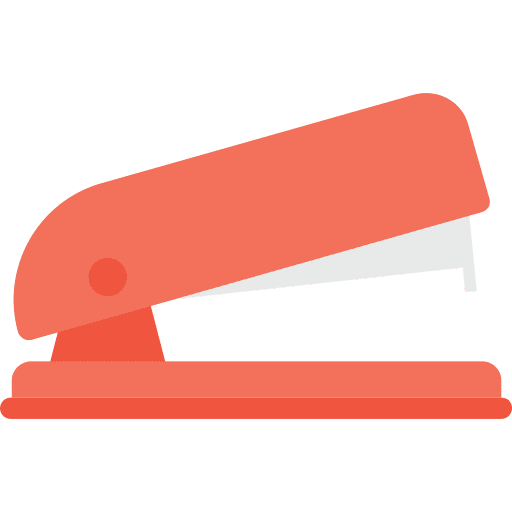 Stapler school material tools and utensils stapler icon