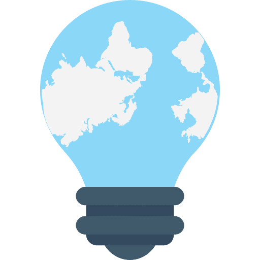 Lightbulb creativity inspiration bulb icon