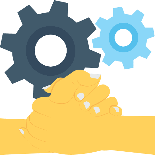 Settings cogwheel gear tools and utensils icon