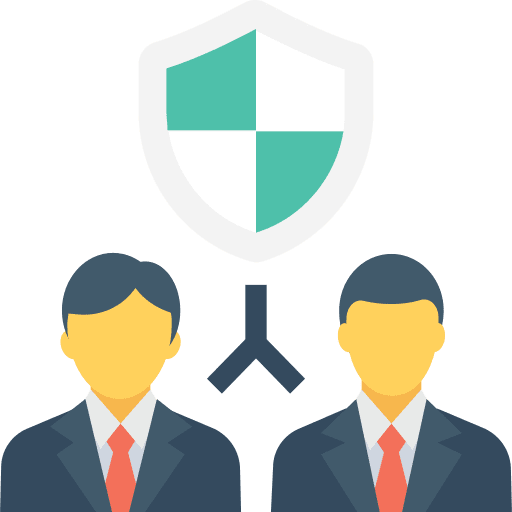 Shield seo and web security personal icon