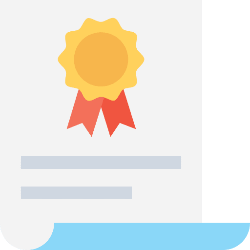 Contract business and finance education interface icon