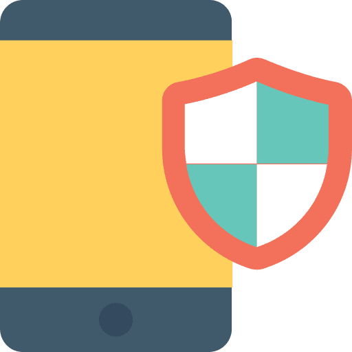 Smartphone touch screen cellphone communications icon