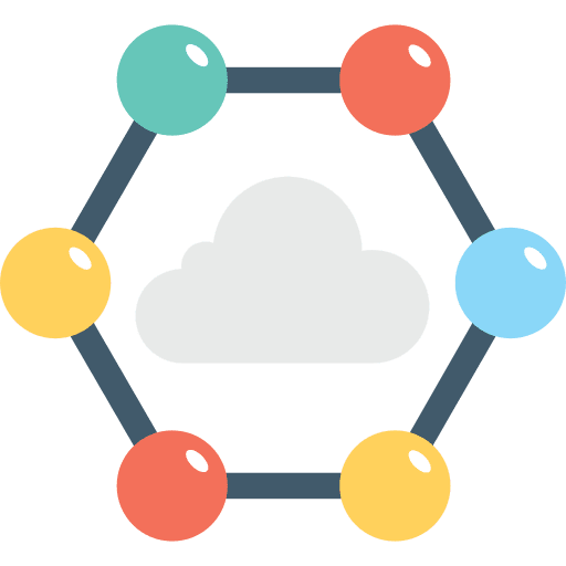 Cloud computing seo and web cloud cloudy icon