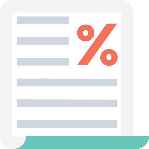 Contract diploma certificate files and folders icon