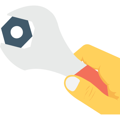 Wrench business and finance wrench edit tools icon