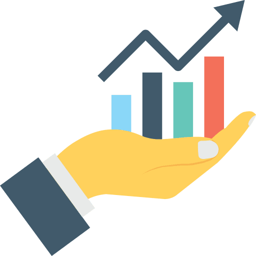 Bar chart bar chart business graphic icon