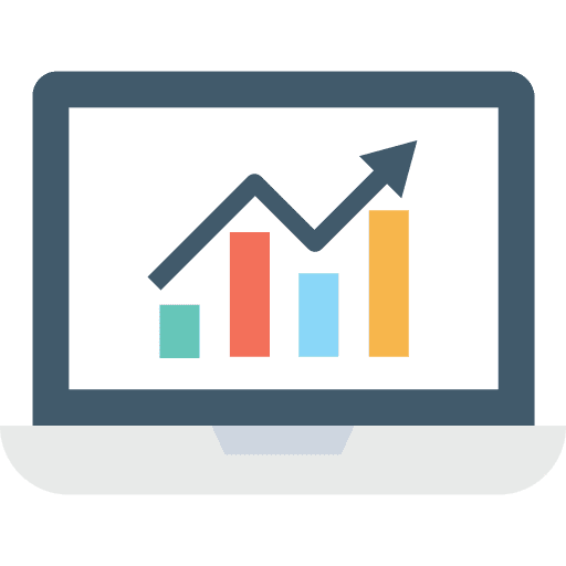 Laptop laptop computer statistics laptop icon
