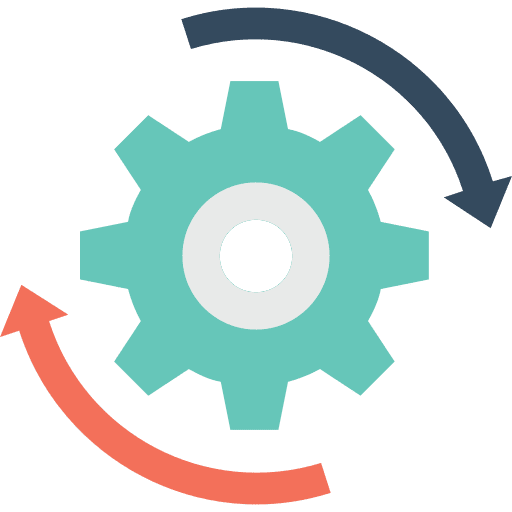 Settings configuration gear settings icon