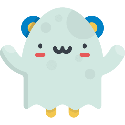 Ghost happy ghost emoji icon