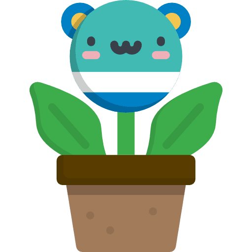 Plant smileys emoticons plant icon