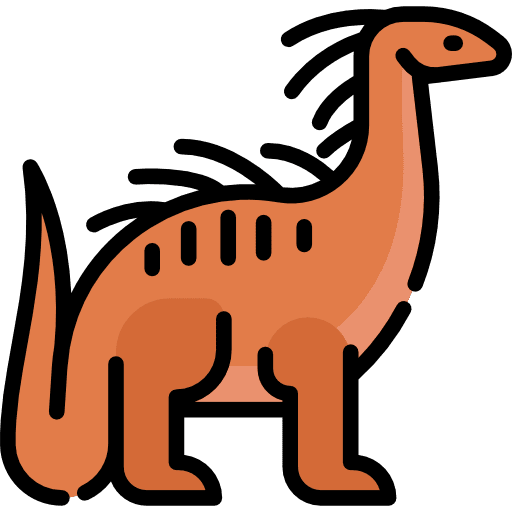 Amargasaurus wild life herbivore dinosaur icon