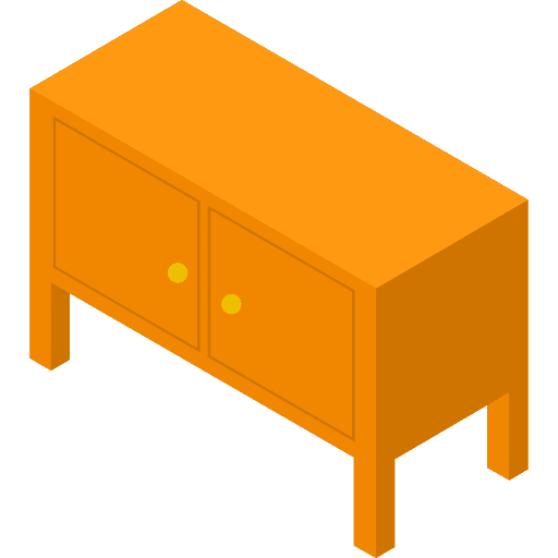 Cabinet archive furniture and household documents icon