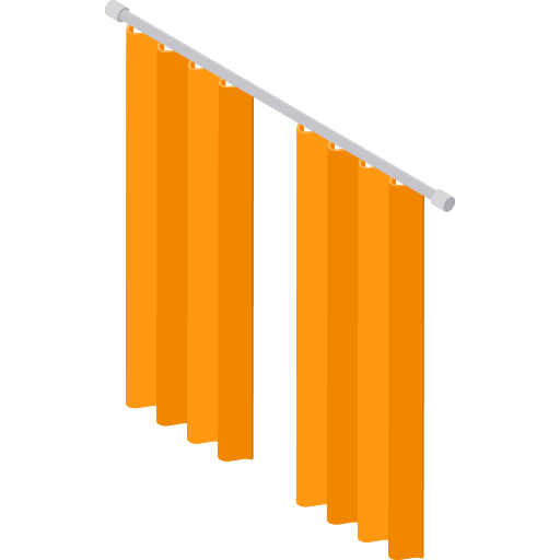 Curtains tools and utensils curtain curtains icon