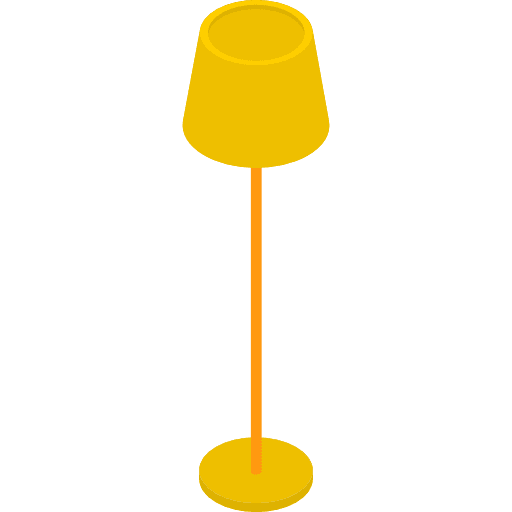 Lamp light house illumination icon