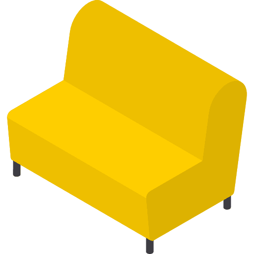 Sofa furniture and household sofa furniture icon