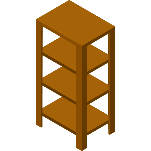 Bookcase bookcase furniture and household library icon