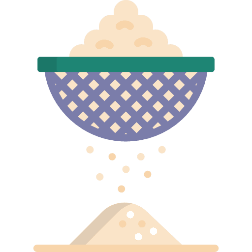 Strainer tools and utensils food and restaurant strainer icon