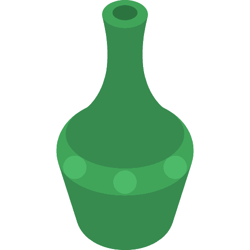 Vase furniture and household ornamental decorate icon