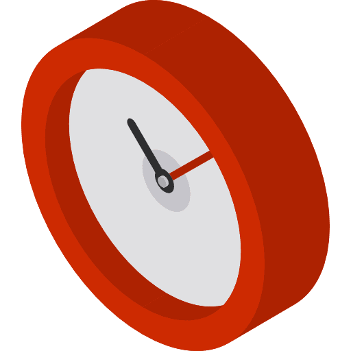 Wall clock circular clock clocks time icon