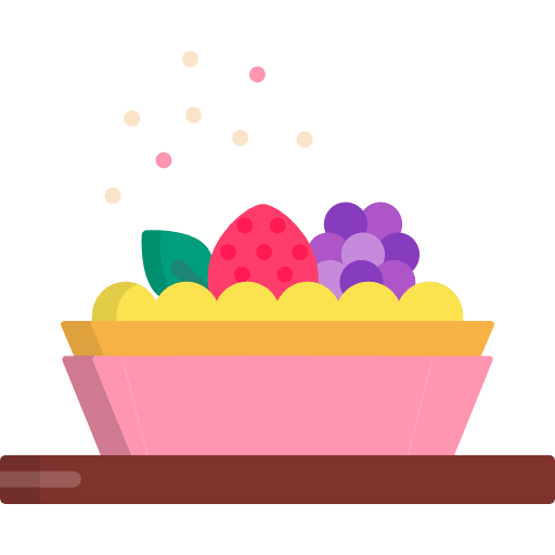 Fruit organic vegan healthy food icon