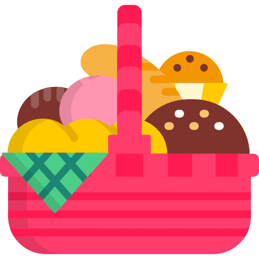 Bread bread bun baked icon