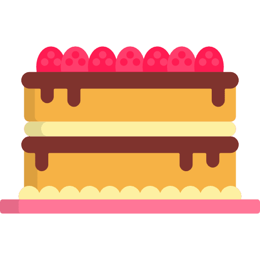 Cake dessert cake bakery icon