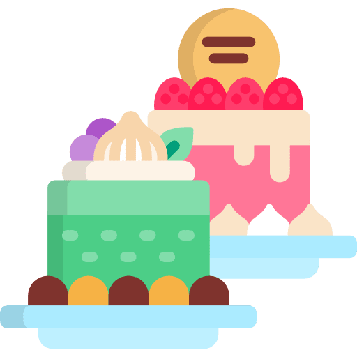 Cakes food baker sweet icon
