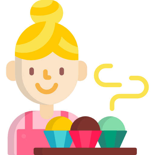 Cupcake food and restaurant baked bake icon