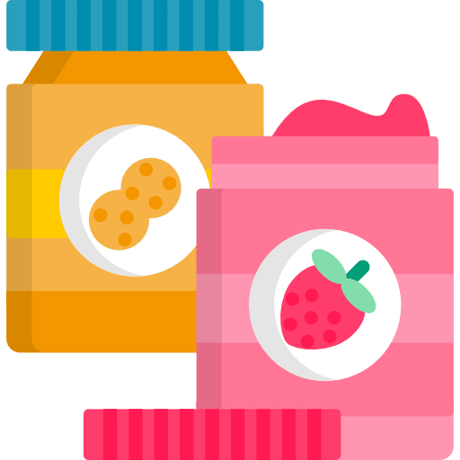 Jam strawberry jam conserve icon