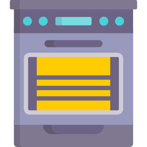 Oven kitchenware cooking oven icon