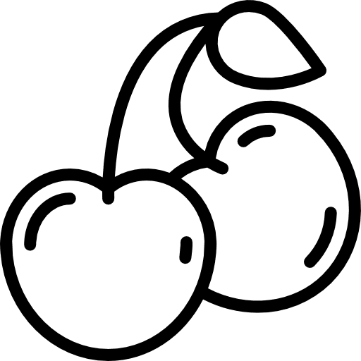 Cherries food and restaurant healthy food food icon