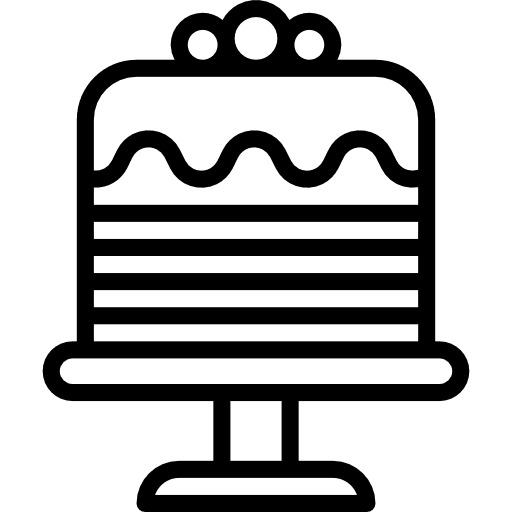 Cake baker cook sweet icon