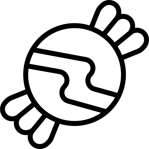 Candy dessert sweet sugar icon