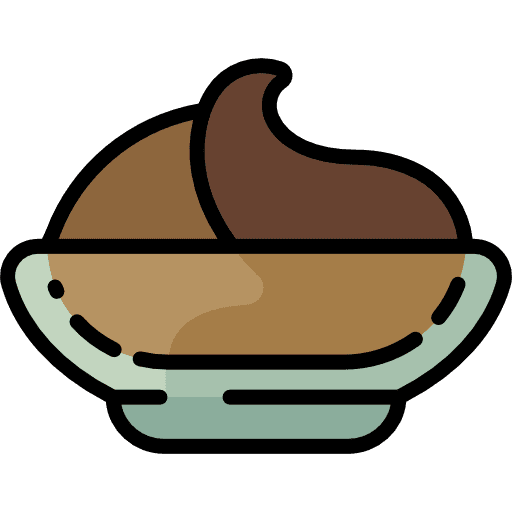 Pudding food and restaurant gelatine sweets icon